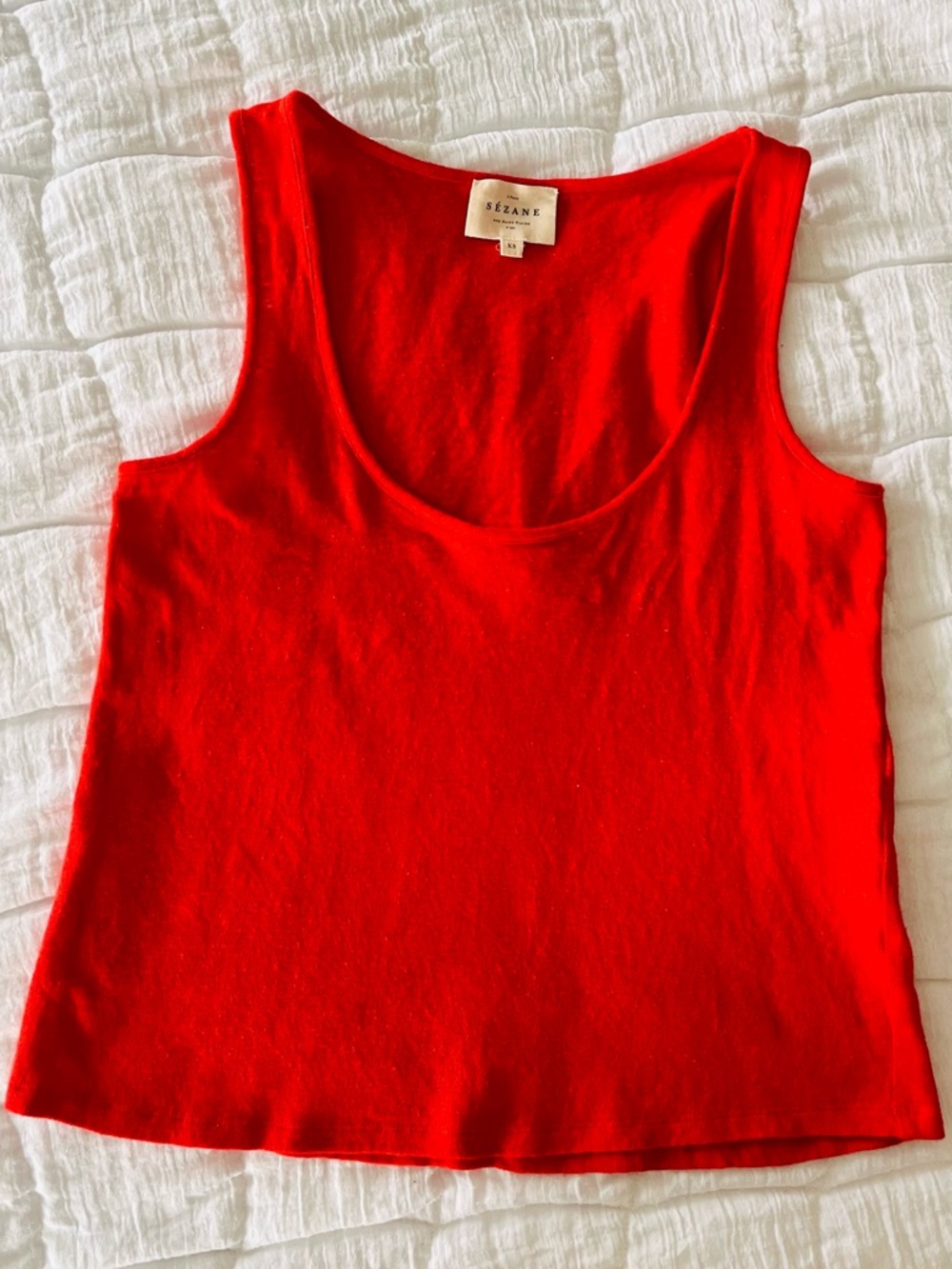 John Top Sezane - coral red - Picture 2 of 4